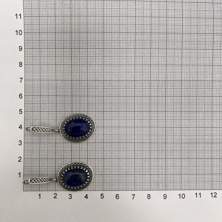 Серебряные серьги Мелодия