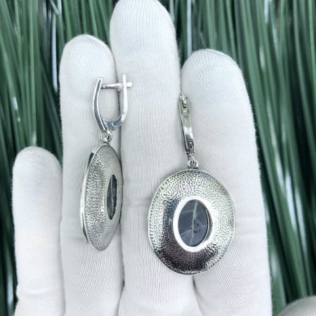 Серебряные серьги София 