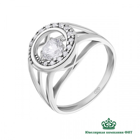 Серебряное кольцо Невесомость