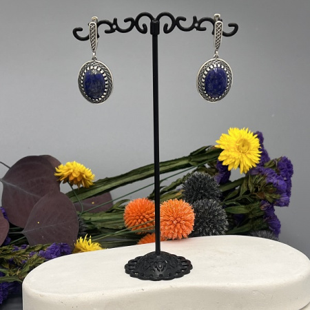 Серебряные серьги Мелодия