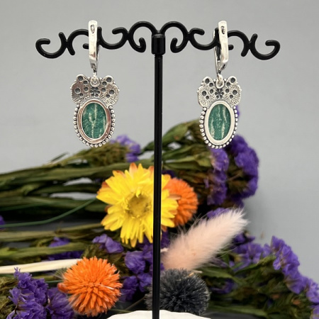 Серебряные серьги Бабочки