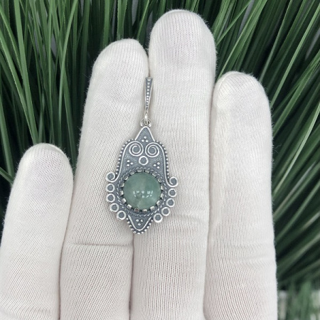 Серебряный кулон Глория 