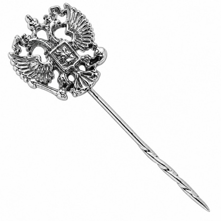 Серебряная булавка Герб
