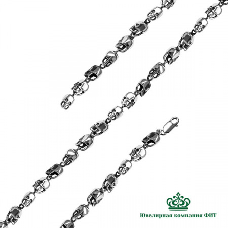 Серебряная цепь Черепки