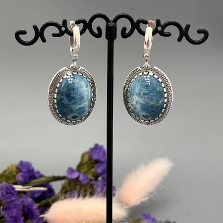 Серебряные серьги Афина 