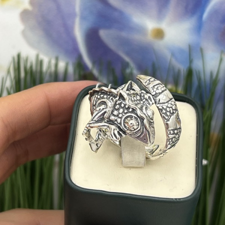 Серебряное кольцо Тритон
