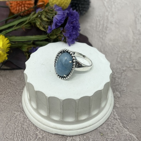 Серебряное кольцо Корзинка