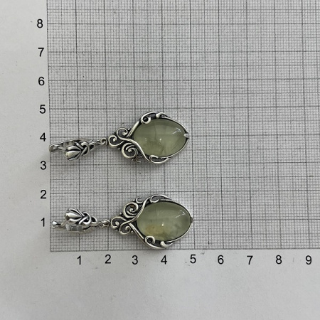 Серебряные серьги Марта
