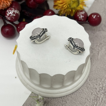 Серебряные серьги Фейерверк