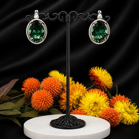 Серебряные серьги Круиз
