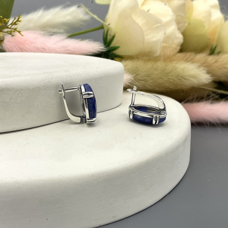 Серебряные серьги Леденцы