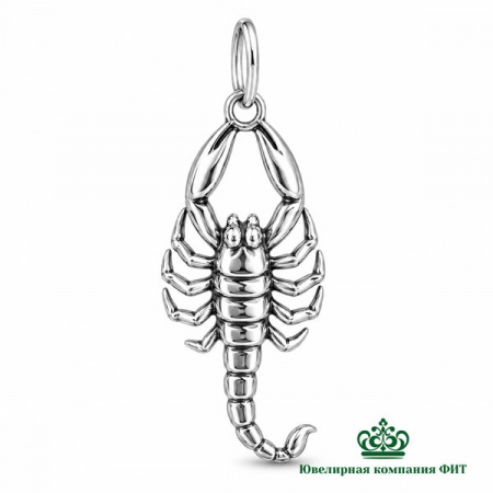 Серебряный кулон Скорпион
