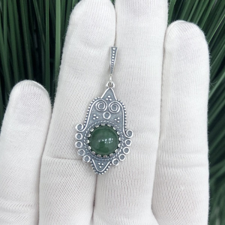 Серебряный кулон Глория 