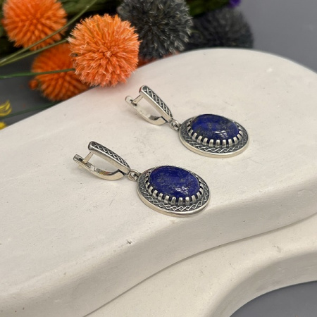 Серебряные серьги Мелодия