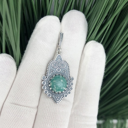 Серебряный кулон Глория 